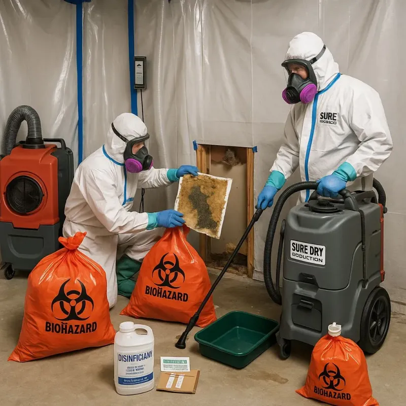 Contaminated Water Handling Protocols process in Bloomer, WI