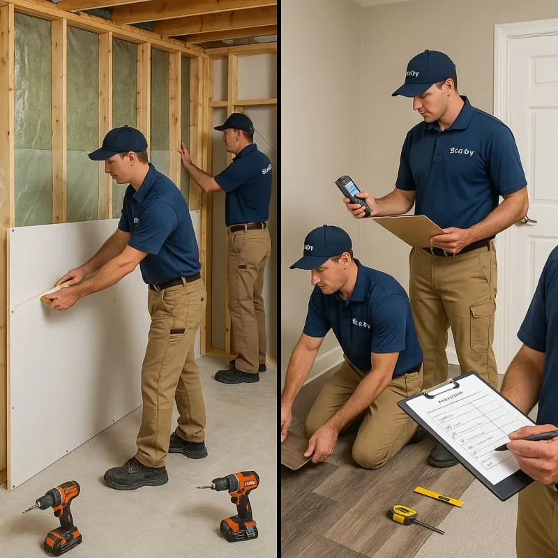 Repairs and Reconstruction process in Bloomer, WI
